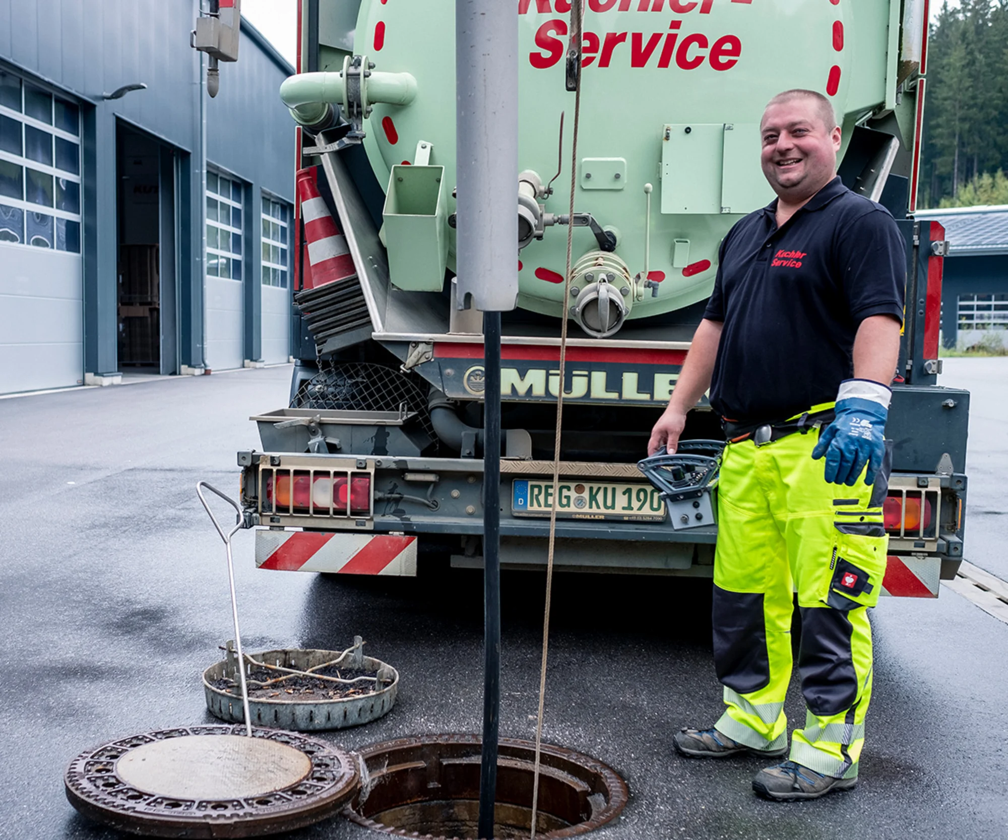 TV Kanaluntersuchung in Birgland zur Erkennung von Schäden